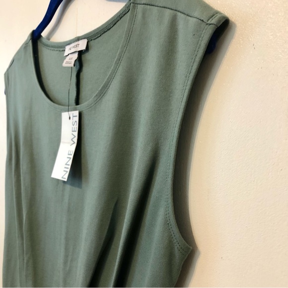 Women's Nine West Cap Sleeve Ponte Sheath Dress - Picture 4 of 8